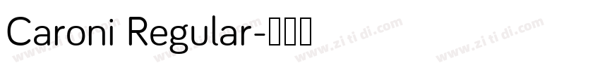 Caroni Regular字体转换